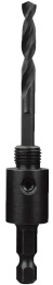Хвостовик Milwaukee 4932479465 для коронок диаметром 14-30 мм, центрирующее сверло, посадочный диаметр: 1/2"x20, хвостовик: шестигранный 9.5 мм Hex
