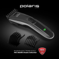 Машинка для стрижки Polaris PHC 0512RC черный/серебристый