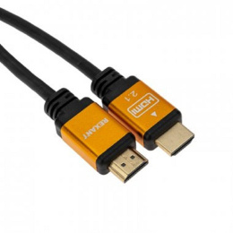 Rexant 17-6005 Кабель HDMI - HDMI 2.1, длина 3м, Gold цветная коробка