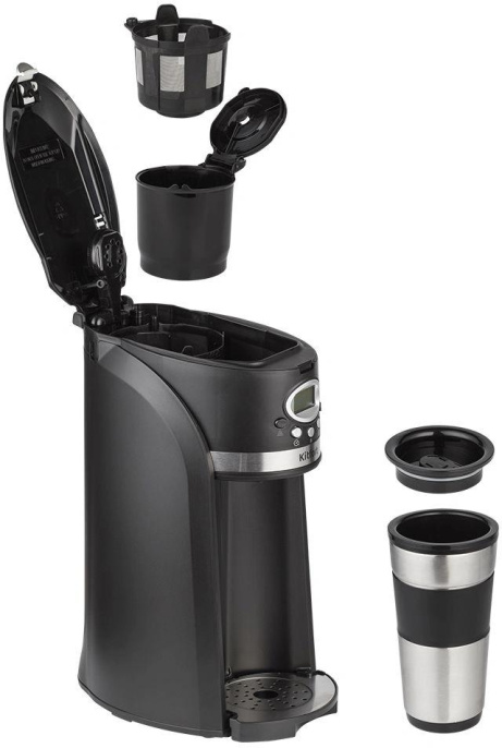 Кофеварка капельная Kitfort КТ-797 800Вт черный/нержавеющая сталь