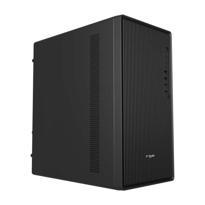 FSP Корпус mATX Minitower S120-B, USB3.0 x 2/USB2.0 x 2, Black (POC0000297)