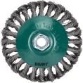 Щетка для УШМ 125 мм, M14, витая проволока ВОЛАТ 81060-125