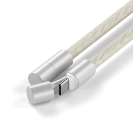 Зарядный кабель - ремень через плечо Satechi OntheGo Crossbody Lanyard Cable 60W. Длина: 1.5м. Цвет: песочный (ST-LOTGLW)