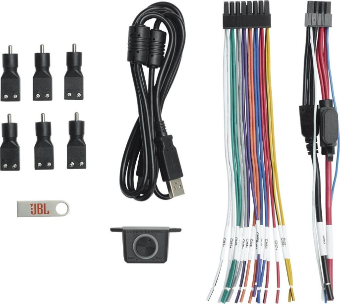 Усилитель автомобильный JBL DSP4086,  черный