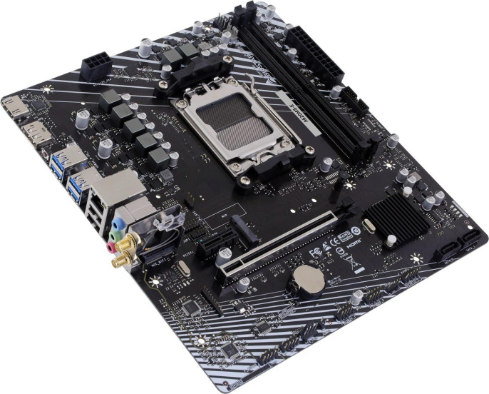 Материнская плата Biostar A620MS-E, Socket AM5, AMD A620A, mATX, Ret