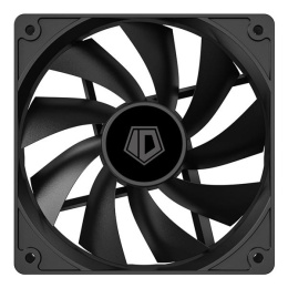 Вентилятор для корпуса ID-COOLING XF-120-K 120x120x25мм 60шт./кор, PWM, Low Noise, резиновые углы, 700-1800об/мин, черный BOX