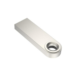 Флешка USB NETAC U278 8ГБ, USB2.0, серебристый и черный [nt03u278n-008g-20pn]