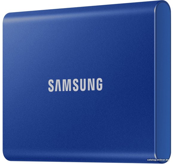 Внешний SSD 1Tb Samsung T7 MU-PC1T0H/WW, USB Type-C, Blue