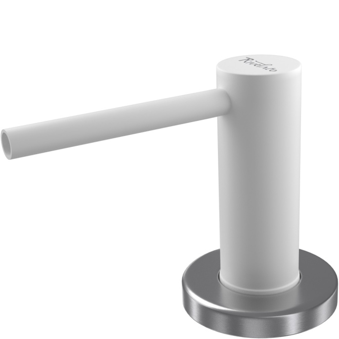 Дозатор RIVELATO, объем емкости для жидкого мыла 250 мл, отверстие для монтажа d-35 мм, цвет иней RD-500 brina