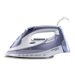 Утюг COOLFORT CF-3409,  с паровым ударом,  3000Вт,  с автоотключением,  сиреневый и белый