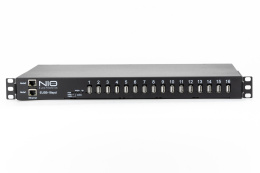 Сетевой концентратор USB NIO-EUSB 16epcl USB/IP хаб на 16 портов с 2 блокоми питания (отказоустойчивый кластер)
