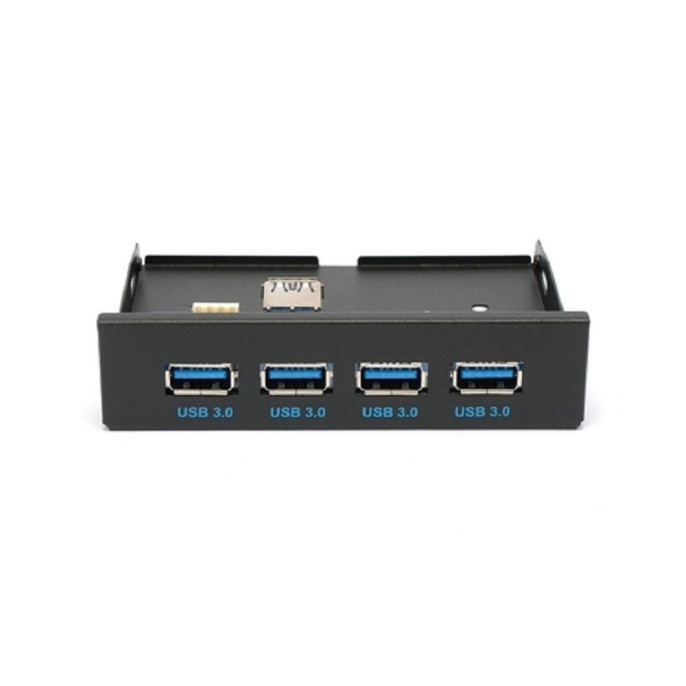 Адаптер Gembird Планка USB 3.0 на переднюю панель в отсек 3.5" 4xUSB-A 3.0 FP3.5-USB3-4A