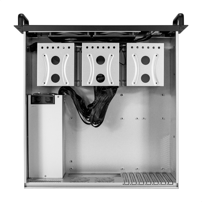 Серверный корпус ExeGate Pro 3U450-12 <RM 19", высота 3U, глубина 450, БП 2U-700ADS, 2*USB> EX298410RUS