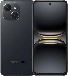 Смартфон Tecno Spark 40C 4GB/128GB Veil White KM4k Android, экран 6.67" IPS HD+ 720x1600 120 Гц, MediaTek Helio G81, ОЗУ 4 ГБ, память 128 ГБ