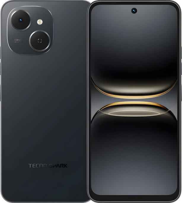 Смартфон Tecno Spark 40C 4GB/128GB Veil White KM4k Android, экран 6.67" IPS HD+ 720x1600 120 Гц, MediaTek Helio G81, ОЗУ 4 ГБ, память 128 ГБ