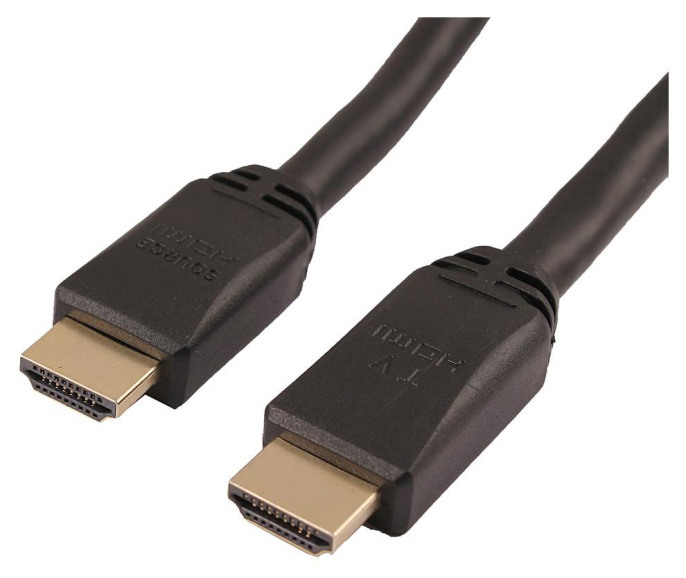 Кабель аудио-видео LAZSO WH-111 HDMI m /HDMI m 25м. позолоч.конт. черный WH-111 25M