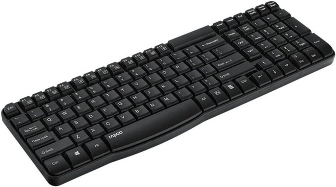 Клавиатура беспроводная RAPOO E1050, цвет - черный 19995