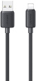 Кабель Usams US-SJ689 Lightning 2.4A Striped Data Cable-KY Series 1m Черный SJ689USB01