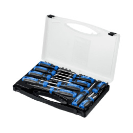 Набор отверток Зубр Профессионал 25241, 11 предметов, в жестком кейсе