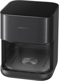 Аэрофритюрница Trouver Air Fryer FD10 Pro White VFF12A двойная система HeatSync™, циркуляция горячего воздуха при температуре 360° C, металлическая внутренняя поверхность, объем 6 л, видимое окошко, 11 предустановленных режимов приготовления, LED экран