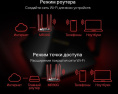 Роутер беспроводной Mercusys MR30G AC1200 10/100/1000BASE-TX черный