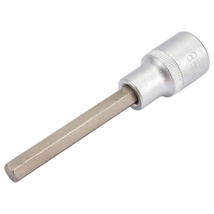 Головка со вставкой шестигранник 8 мм, 1/2", L=100 мм АвтоDело 39388 14982