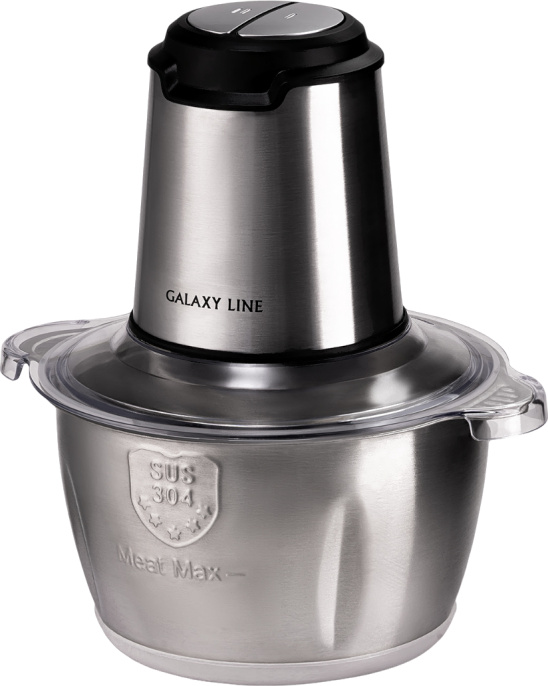 Чоппер Galaxy Line GL2384 7020323840 700 Вт, объем чаши: 1.8 л, питание: от сети, регулировка скорости, ножи для измельчения, материал корпуса: металл