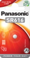 Батарейка Panasonic SR616 EL BL1 SR-616EL/1B для медицинских приборов, для мобильных датчиков, для носимых устройств, для часов наручных, емкость: 16 мАч, напряжение: 1.55 В