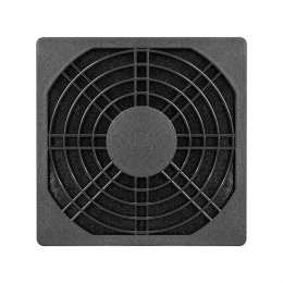 Решетка для вентилятора с фильтром 90x90 ExeGate EG-090PSFB (90x90 мм, пластиковая, квадратная, с пылевым фильтром, черная) EX295255RUS
