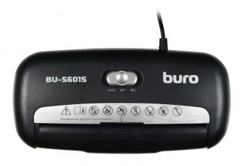 Уничтожитель бумаг Buro Home BU-S601S,  P-1,  6 мм, 6 лист. одновременно, 10л