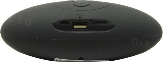 Колонка порт. Hyundai H-PAC100 черный 3W 1.0 BT/3.5Jack/USB