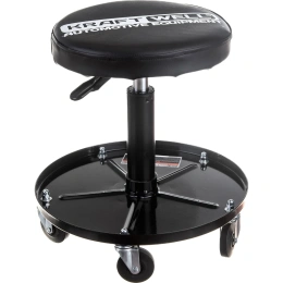 Сиденье механика на колесах с пневмолифтом KraftWell KRWRS-1