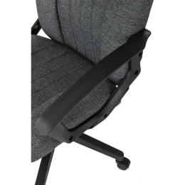 Кресло руководителя Gigant серое, сетка, ткань, крестовина пластик, 120 кг GCH-13