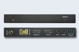 TNTV/TNT MMS-1201HDBT Удлинитель, HDMI HDBase-T+RS232+IR, 150 м., 1xUTP, макс.разр.3840x2160 60Hz 4:4:4 120м Cat6/1080p 150м Cat 5e/6, HDMI+3-контактн.клемма+MINIJACK+RJ45, DC 24V, POC