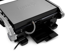 Электрогриль DOMFY Metal DSM-EG502,  черный и серебристый