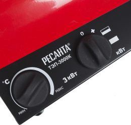 Электрическая тепловая пушка Ресанта ТЭП-3000К,  3кВт, красный [67/1/8]