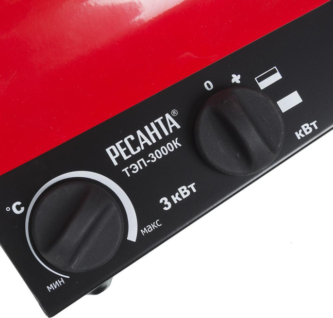 Электрическая тепловая пушка Ресанта ТЭП-3000К,  3кВт, красный [67/1/8]