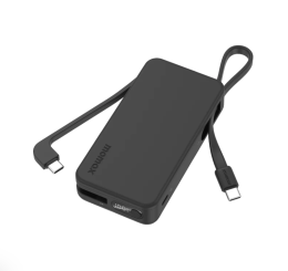 Внешний аккумулятор Momax IP138 1-Power Vital+ 10000mAh Черный IP138D вход USB-C: PD 30 Вт, выходной кабель USB-C1: 30 Вт, выходной кабель USB-C2: 15 Вт, совместимость: Apple iPhone 15 и 16 серий, iPad 2022 года или более поздней версии, зарядный чехол