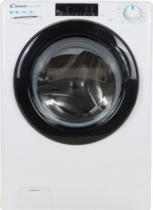 Стиральная машина узкая Candy Smart Pro CSO4 107TB1/2-07, с фронтальной загрузкой, 7кг, 1000об/мин, с паром