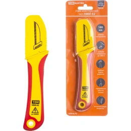 Монтерский нож с прямым лезвием TDM ELECTRIC ЭкспертЭлектрик НМИ-02 диэлектрический SQ1003-0107