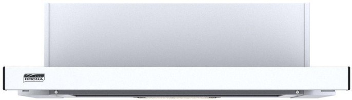Встраиваемая вытяжка Krona Kerry 600, управление кнопочное, белый [00026266]