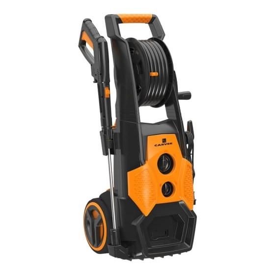 CARVER CW-2201E Мойка высокого давления [01.023.00005] { 2200 Вт,120-150 бар,6,5-7,5 л/мин, колеса,катушка,регул-ка 18шт/п }