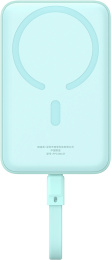 Портативное зарядное устройство Baseus P1002210B333-00 Magnetic Mini Wireless Fast Charge Type-C Edition 10000mAh 30W Peppermint Blue