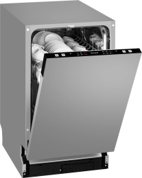 Встраиваемая посудомоечная машина WEISSGAUFF BDW 4026, узкая, ширина 44.8см, полновстраиваемая, загрузка 9 комплектов 432977