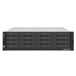 Сетевой накопитель Infortrend GSi 5016GU-F 3U/16bay, single controller system including 1xIntel Xeon E-2278GE CPU, 2x8GB memory, 1x12Gb/s SAS EXP ports, 4x1GbE LAN ports, 2xGraphic card slots, 2x PSU+FAN Module , 16xHDD trays and 1xRackmount kit GSI5016G