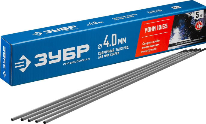 Электроды Зубр Профессионал, D4мм, 5кг [40025-4.0]