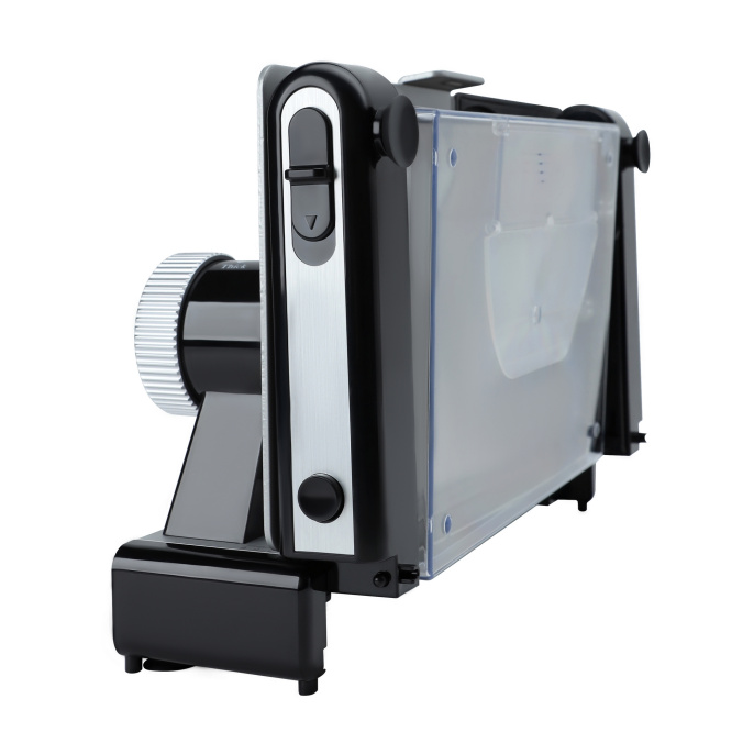 Ломтерезка RAGEX R2101-000 с регулировкой толщины нарезки, 160 Вт, черный