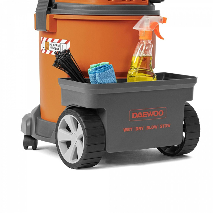 Строительный пылесос Daewoo DAVC 2514S, серый