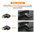 ORIENT C474 Переходник угловой HDMI M - HDMI F, поворот влево 33259