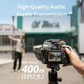 Радиосистема DJI Mic Mini (1TX + 1RX DM3004) электретный (малый конденсатор), петличный/портативный, для интервью и репортажей/для смартфонов, круговая направленность, 20-20000 Гц, разъем подключения USB Type-C/3.5 мм, радиус действия 400 м, время работы
